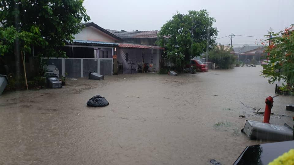 文丁安达拉斯花园水灾   第五路首次淹水