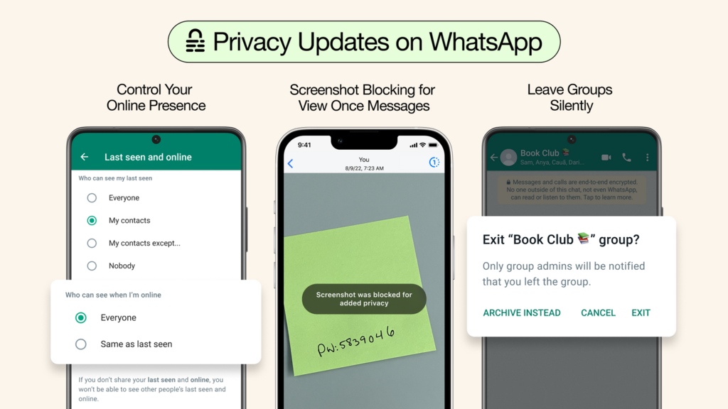Whatsapp将更新 用户可以“安静”离开群组