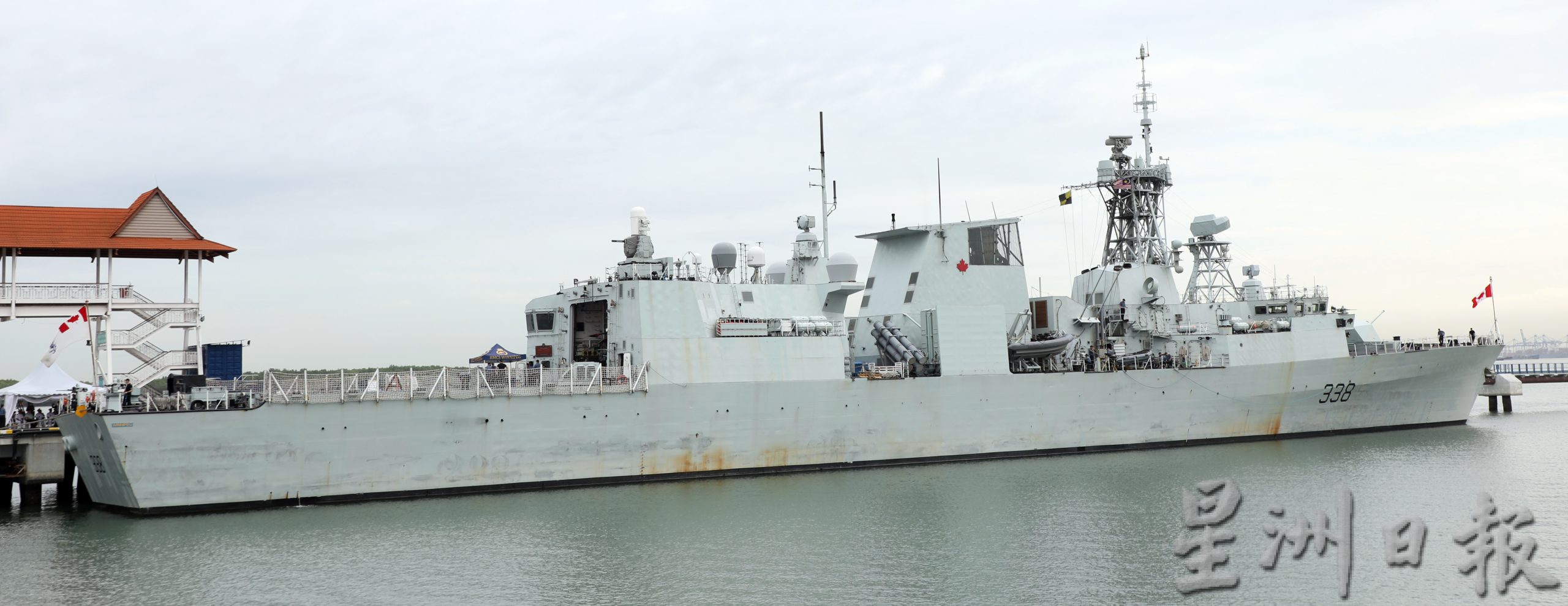 加拿大海军护卫舰“温尼伯”号结束我国7天访问