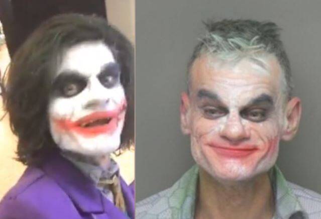 别乱开玩笑！他装扮成蝙蝠侠反派小丑放话杀人 被判入狱2个月