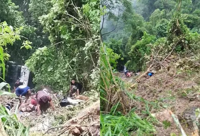 哥斯达黎加多车坠崖 致9死30失踪