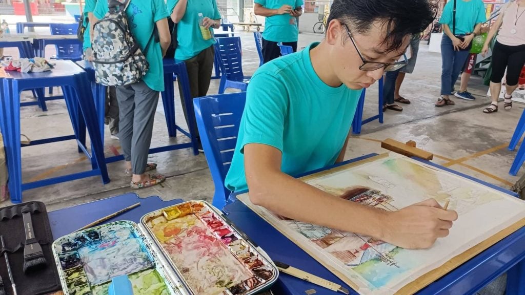 吉胆岛国际艺术节 | 全马100艺术家献画作   展现自然生态 渔村之美