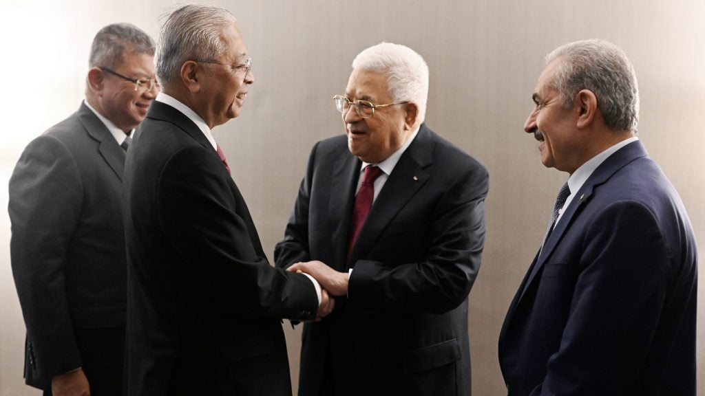 大马 巴勒斯坦签4备忘录   设联委会强化合作