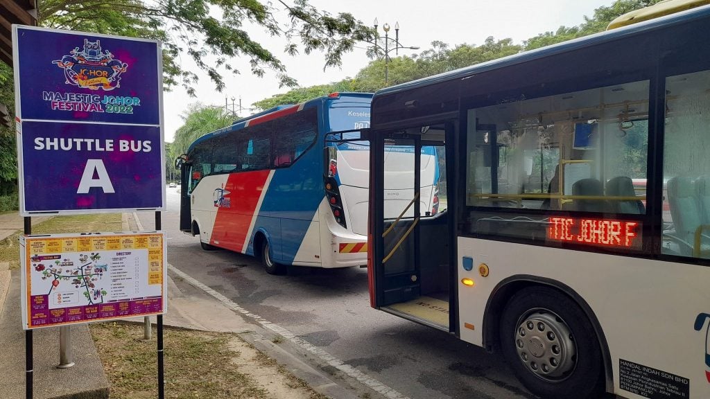 方便出席宏伟柔佛旅游节 大会设免费接驳巴士服务