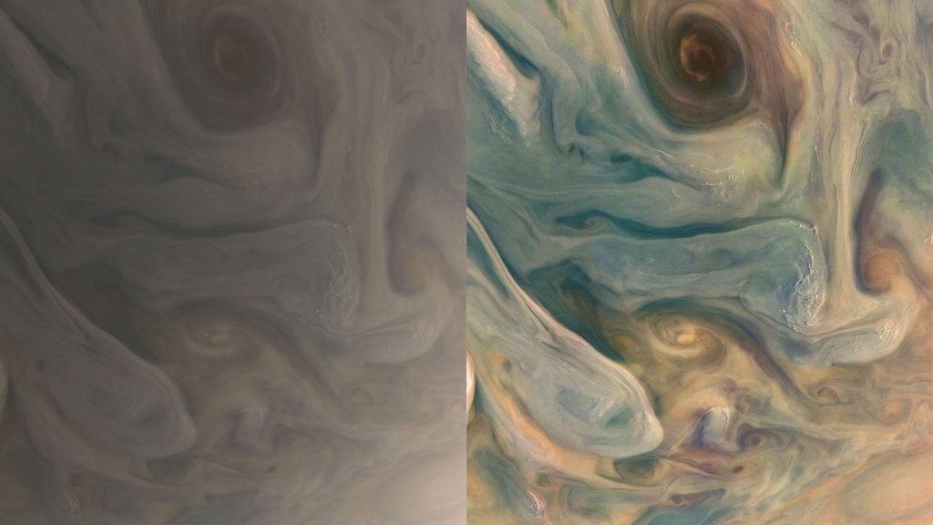 你没看过的木星底加！ NASA公布如油画般美照