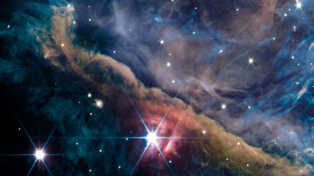 韦伯望远镜捕捉猎户座大星云 　揭露恒星诞生细节