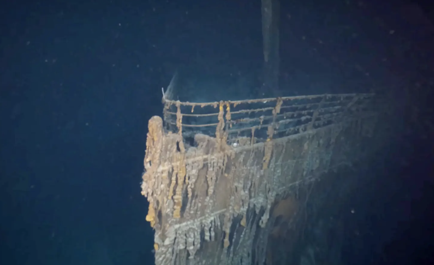 泰坦尼克号残骸8k分辨率画面公布 更多船体细节曝光2