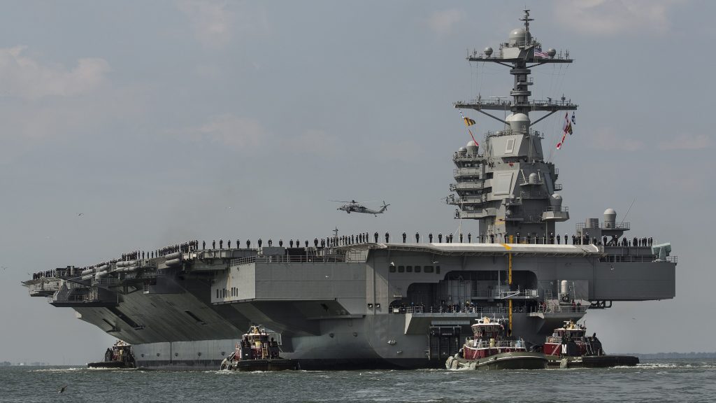 美海军最新航母下周首次部署 与北约国家在大西洋训练
