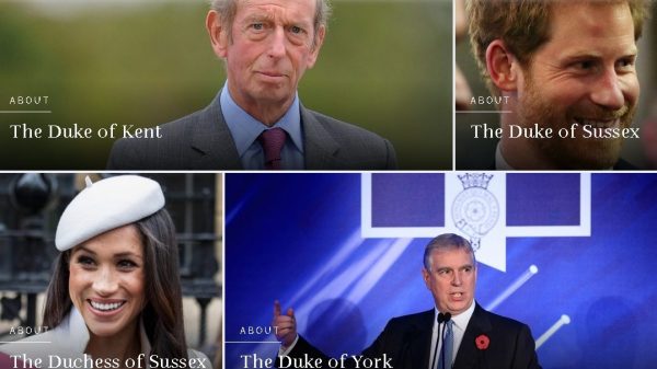英王室成员名单更新 哈里梅根几乎垫底