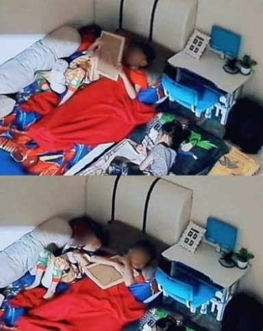 视频 | 父亲车祸死了4年 儿子仍抱亡父遗照入睡
