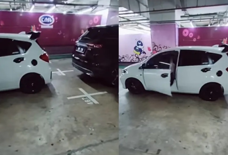 视频|男子不满车停空位被上锁  “我错在哪里了？”  