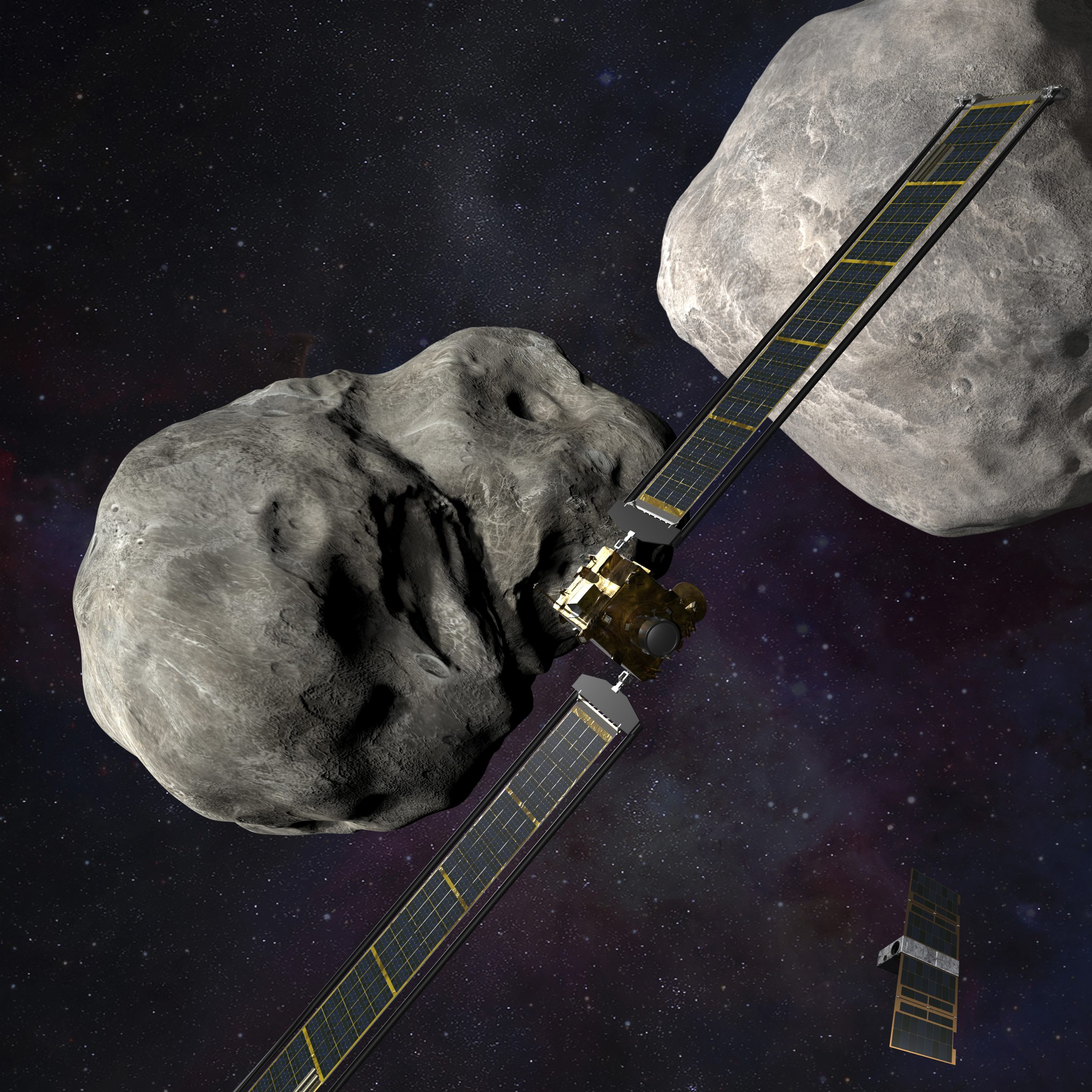 NASA演练“保卫地球” 飞行器撞小行星改变轨道免遭星体撞击