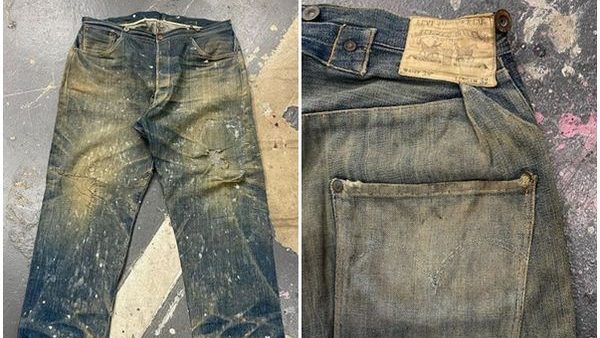 一条牛仔裤要价40万 挖出“140年古着”保存状态超惊人