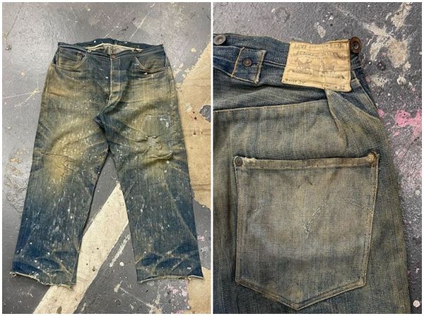 一条牛仔裤要价40万　挖出“140年古著”保存状态超惊人