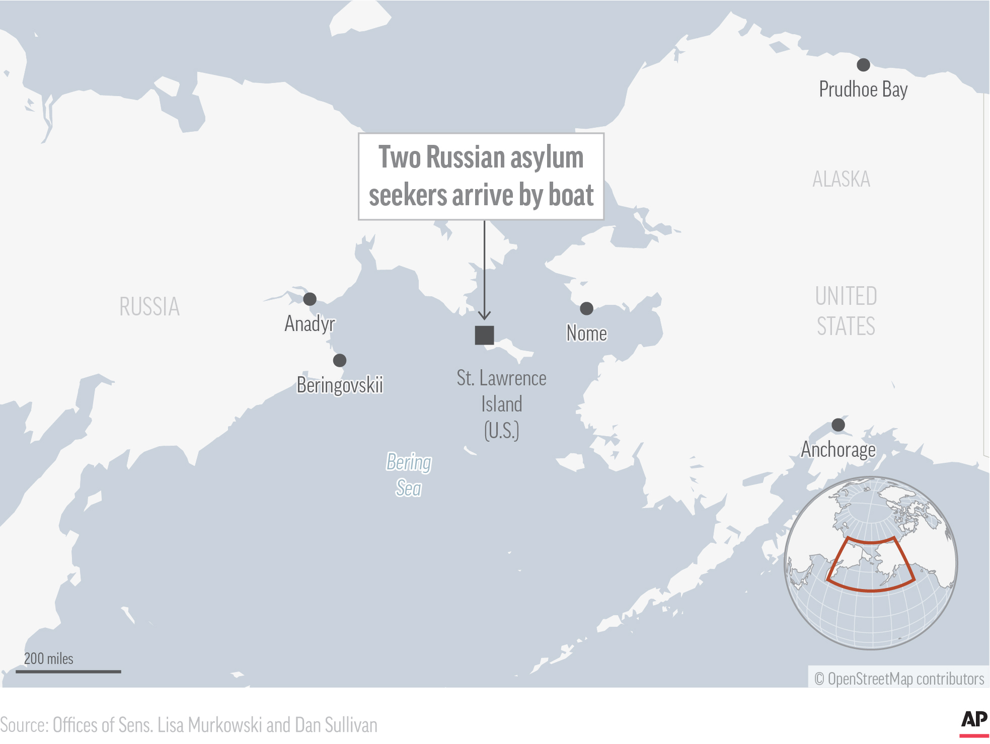 不想打仗  2俄罗斯人登陆阿拉斯加寻求庇护