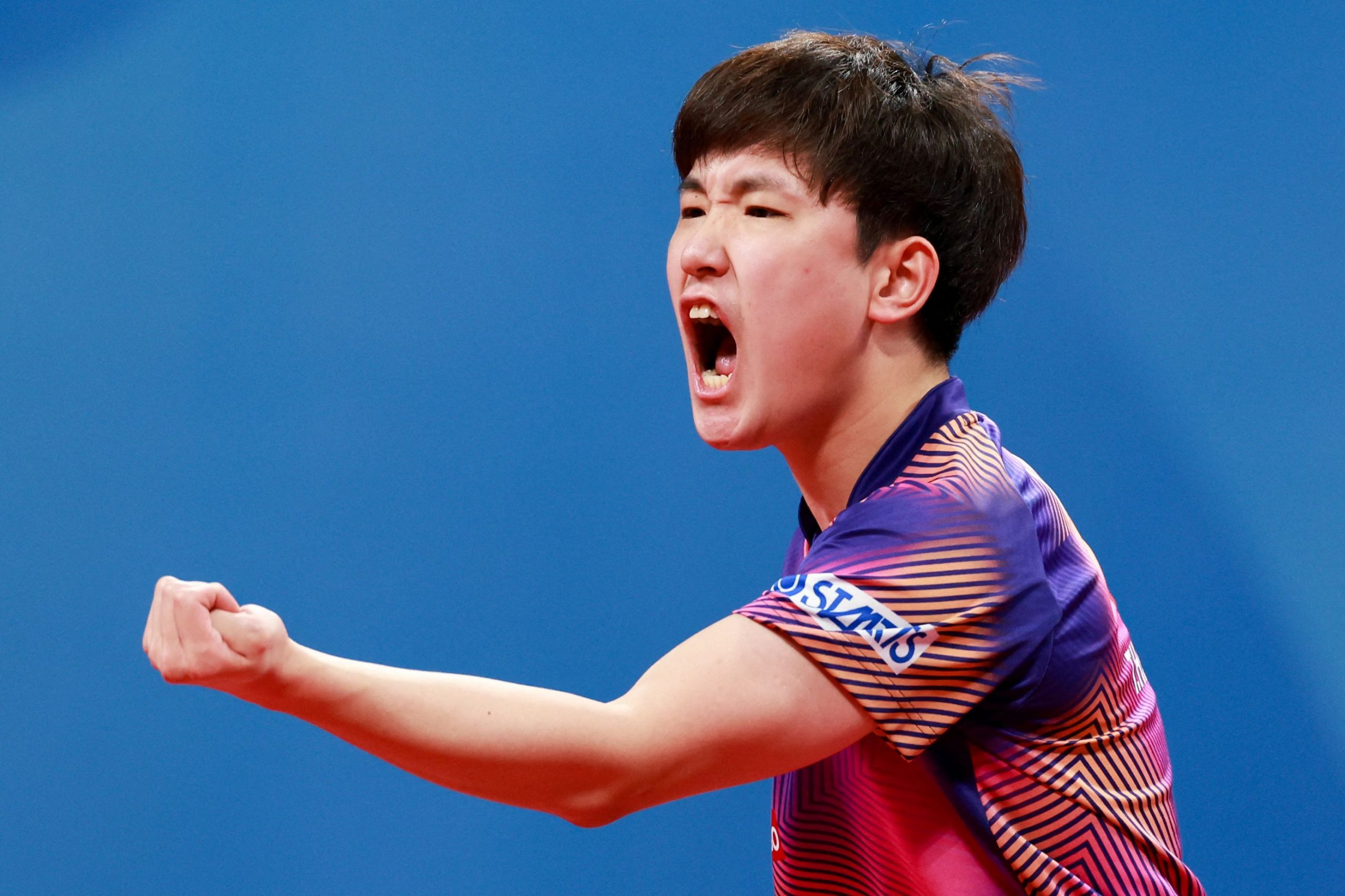 世乒团体赛| 3比2险胜日本  中男团决赛斗德