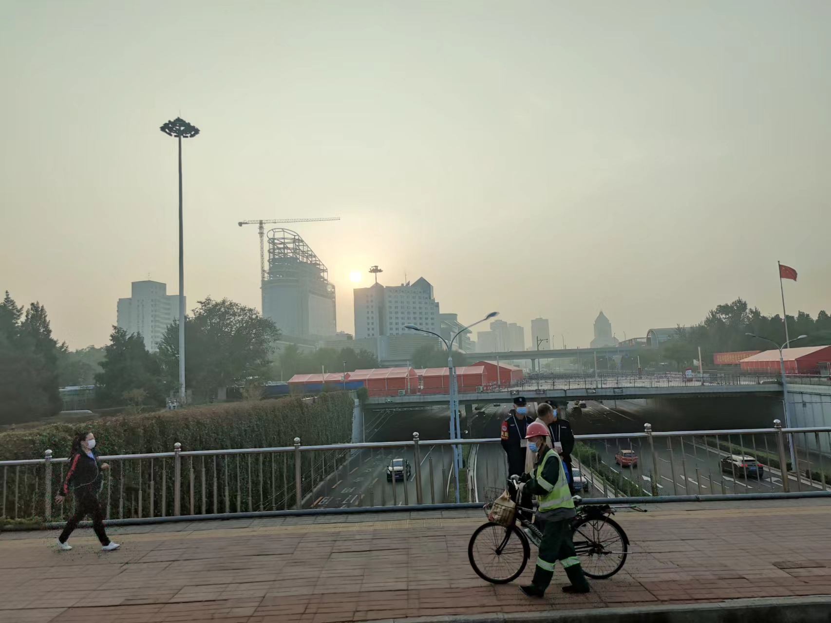 北京再现雾霾