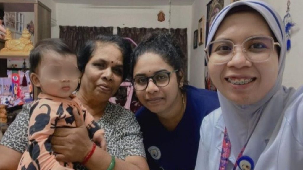 感恩遇到印裔好保姆 马来护士：孩子都认她做妈了