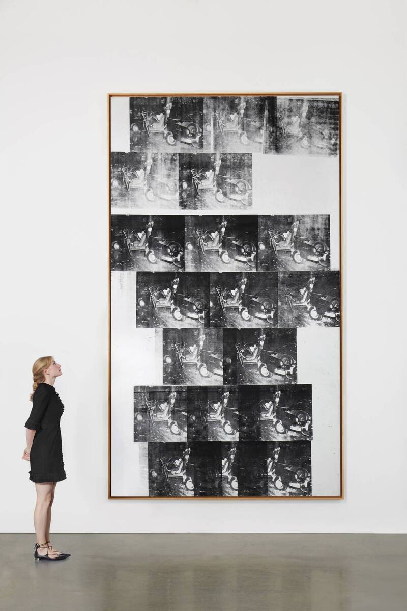 拼盘／安迪沃荷巨幅《车祸艺术品》 拍卖估价逾8000万美元