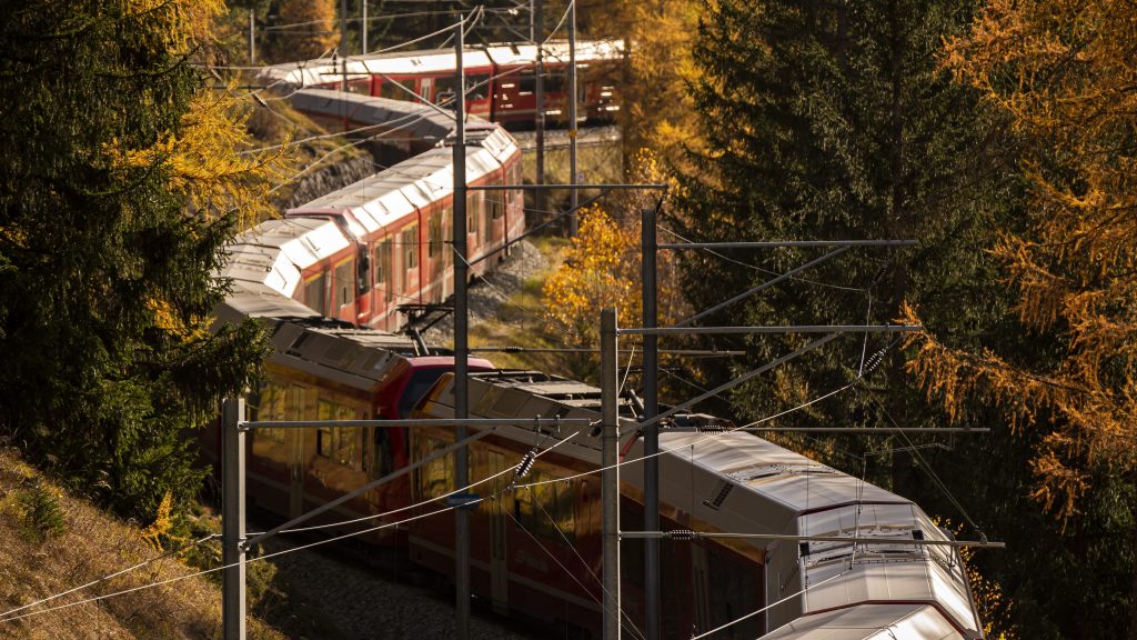 瑞士世界最长窄轨客运列车   获健力士世界纪录认证