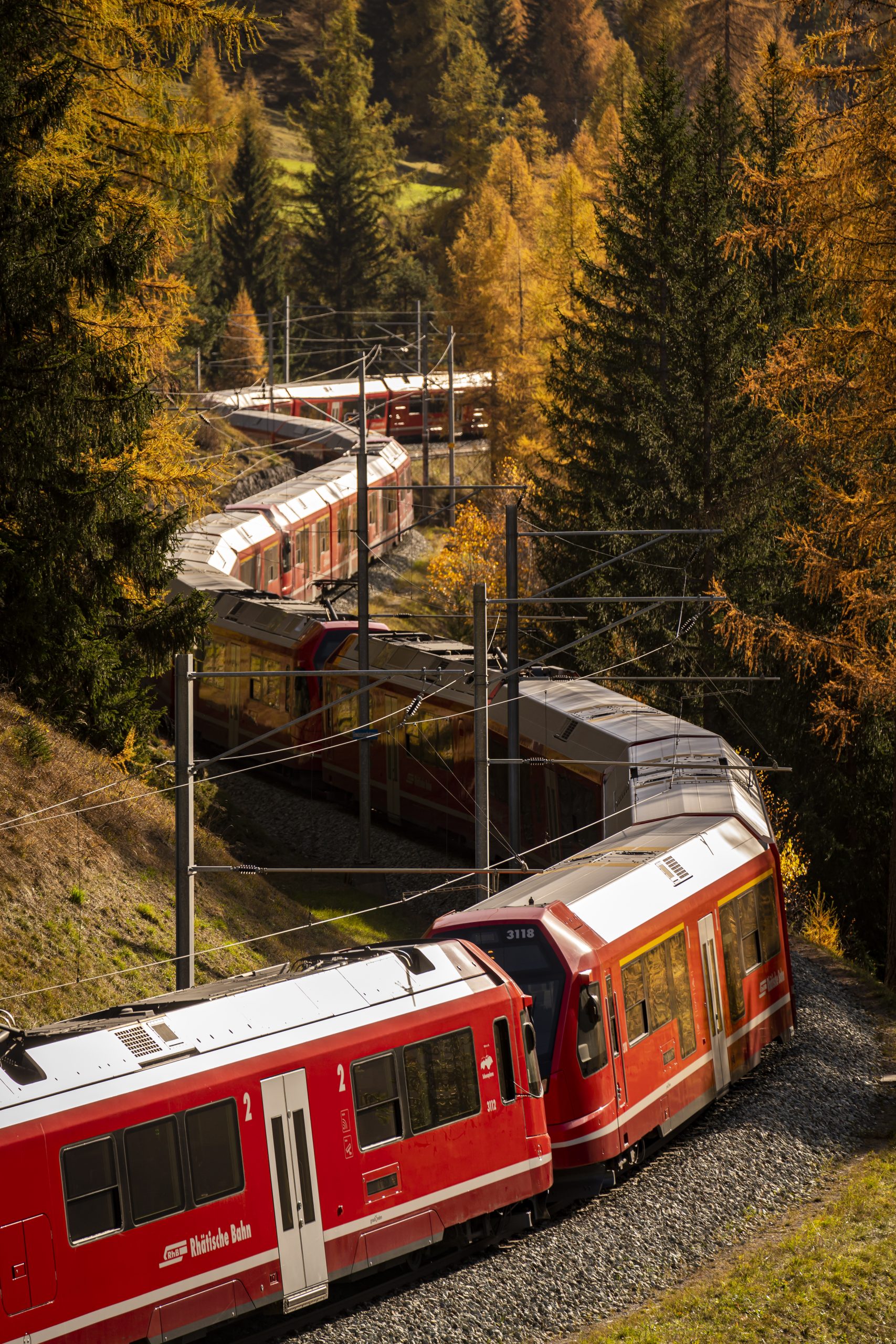 拼盘／瑞士：世界最长窄轨客运列车获健力士世界纪录认证