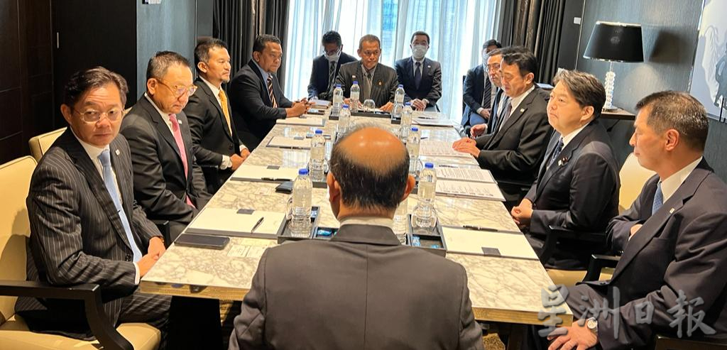 日本外交部长林芳正与大马留日校友会面