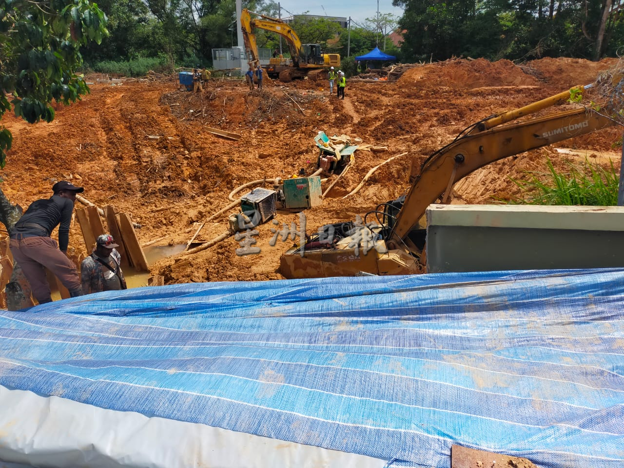 柔：至达城爆水管致巴西古当制水  预计今完成修理工程
