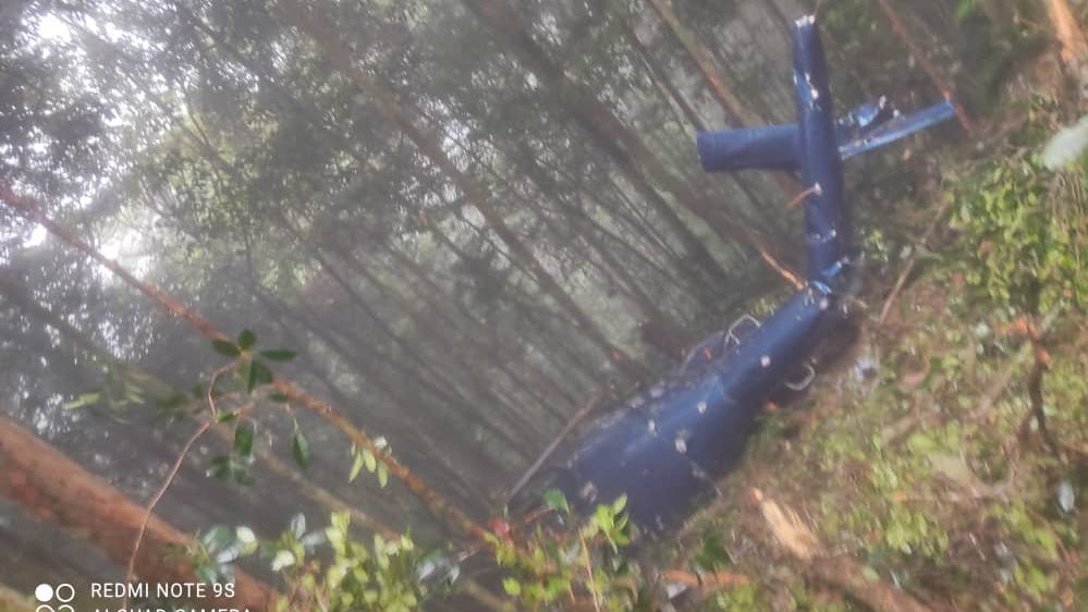 金马仑直升机意外 | 4人受轻伤1人骨折 机师无恙！