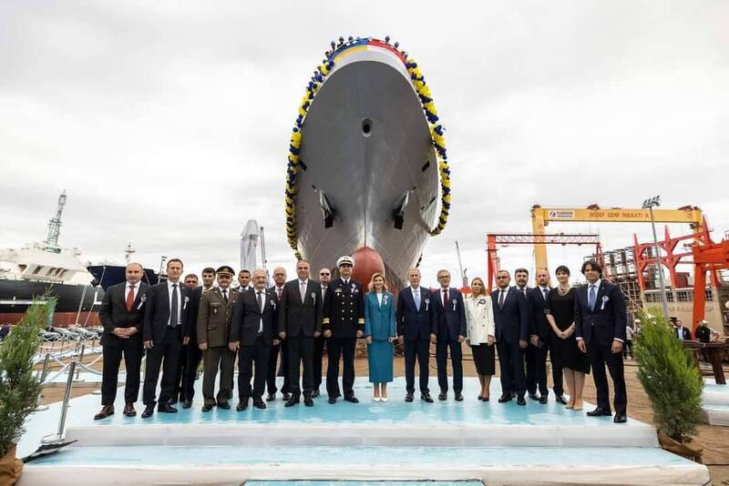 看世界／乌克兰首艘土耳其制护卫舰下水 第一夫人出席典礼