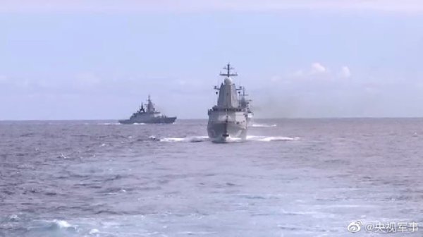 自由航行！中俄海军编队首次来到美国阿拉斯加阿留申群岛
