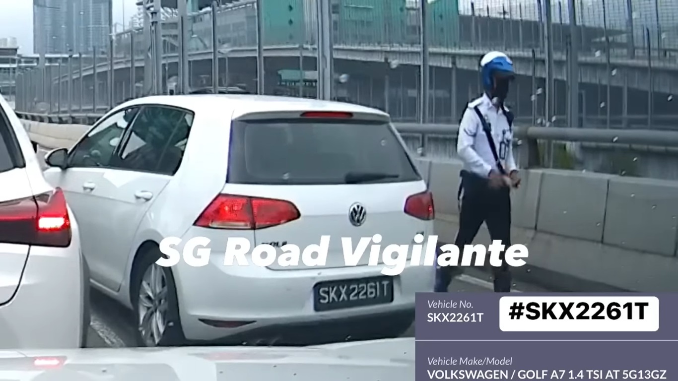 视频 | 新加坡车、X70用罗里车道超车·被大马交警截停带走问话