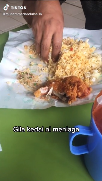 视频 | 马来杂菜饭有鸡有鱼·3人份食物+饮料才RM13！