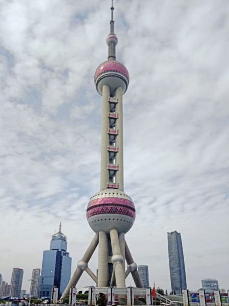 上海地标：东方明珠电视塔。(photo:SinChew)