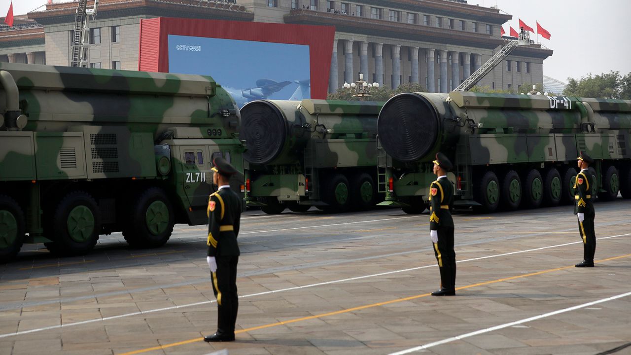 五角大楼：中国核弹头库存2035年增两倍 至约1500枚