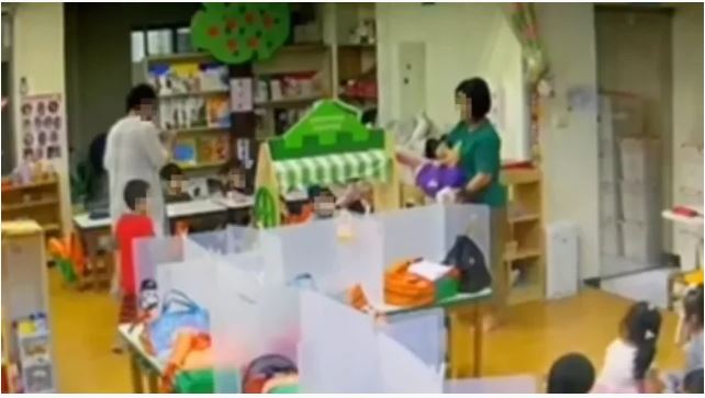 台北市幼儿园爆虐童 女童遭掐颈倒挂 重摔落地