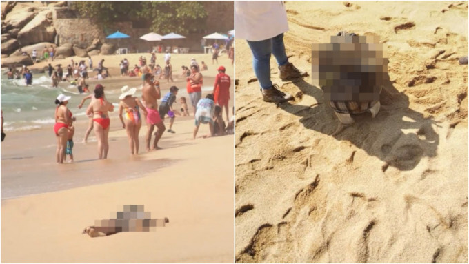 墨西哥海滩惊见尸体冲上岸 游客「见怪不怪」淡定继续玩