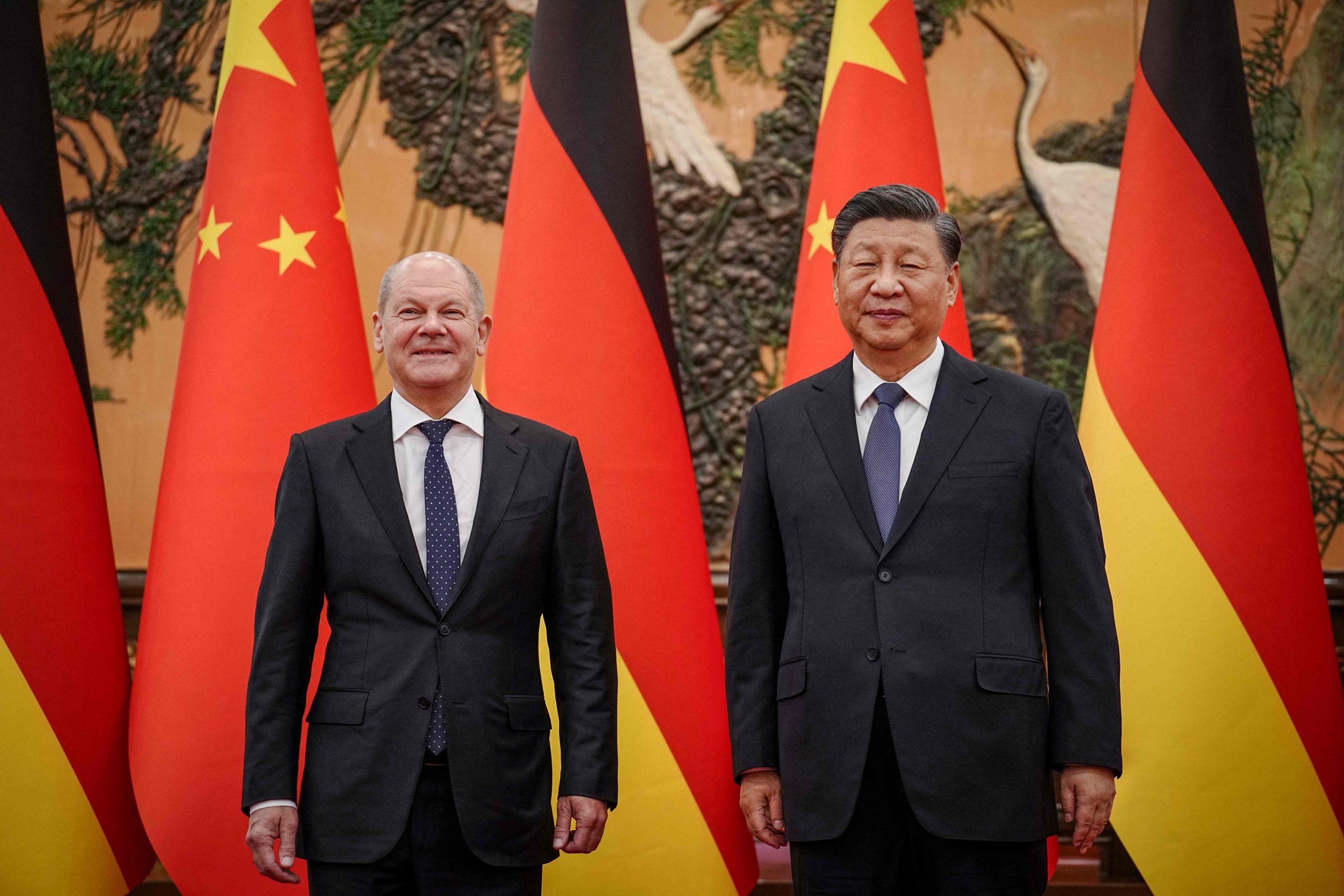 德总理肖尔茨抵访中国  寻求加强德中重要经济关系