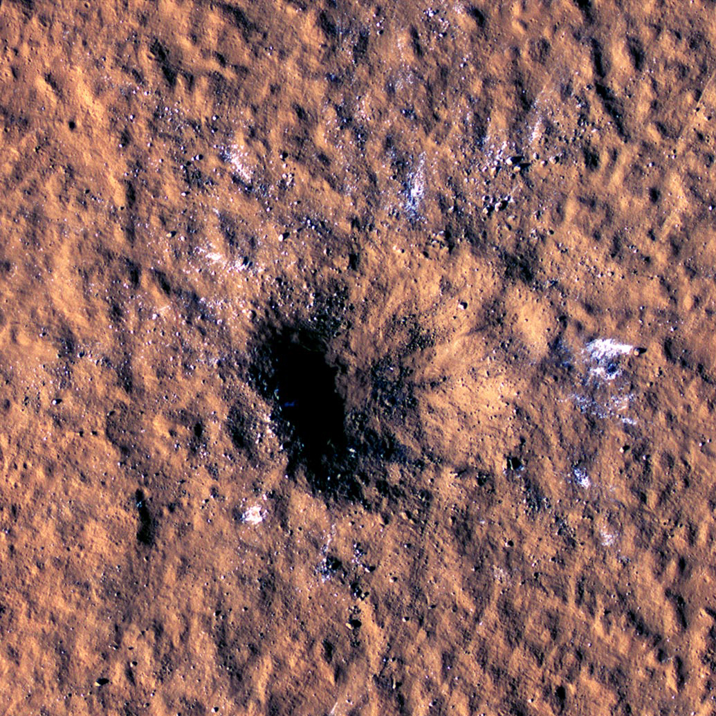 拼盘／去年震度4级火星震原因竟是流星撞击 留下150公尺大陨石坑