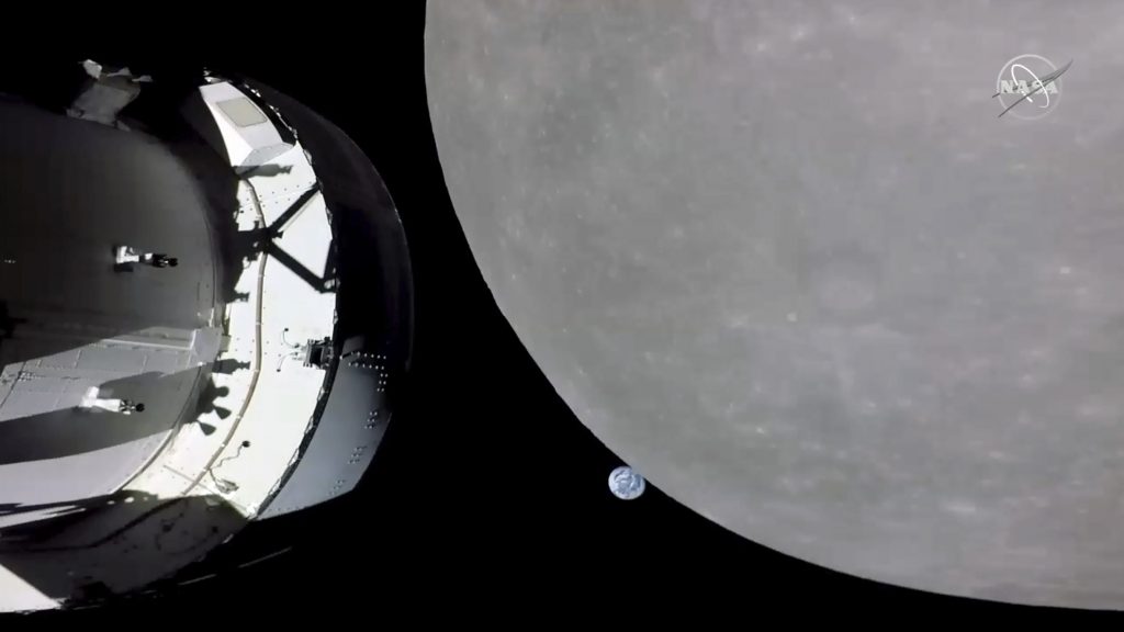NASA阿尔忒弥斯1号猎户座飞船成功飞抵月球