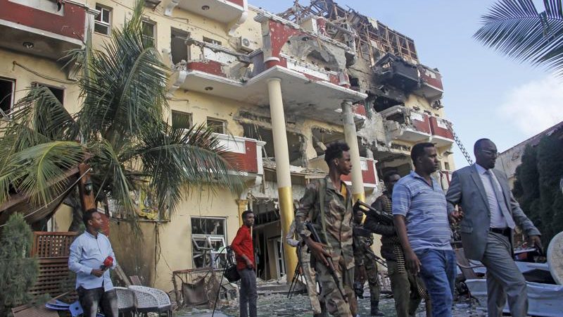 索马里首都有酒店遇袭　传安全部长受伤
