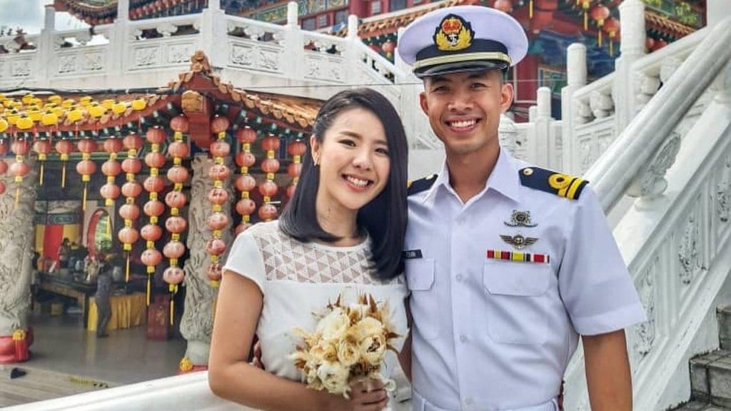 結婚大日子撞大選    主播蔡心惠升格當海军妻