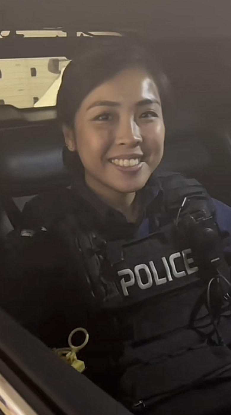 视频|狮城美女警察拍宣传短片 网民芳心被俘“来抓我吧！”