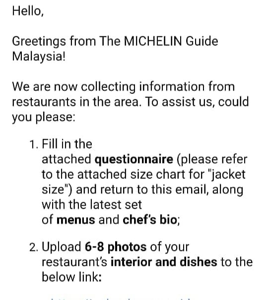 （大北马）米其林开始密访槟城餐厅