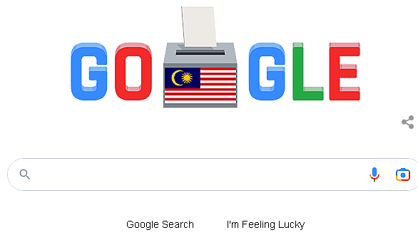 Election ballot box adorns Google doodle to mark GE15