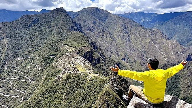 Machu Picchu, deep in the mountains 
