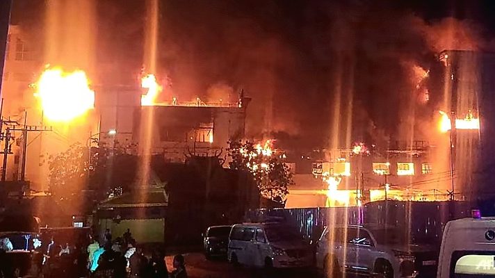 Ten killed, 30 injured in huge hotel-casino fire on Cambodian border