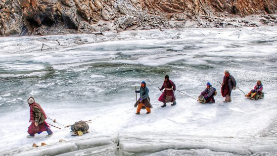 【印度】藏斯卡山谷，封在大雪里的秘境