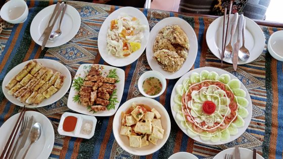 越南农家菜肴。(photo:SinChew)