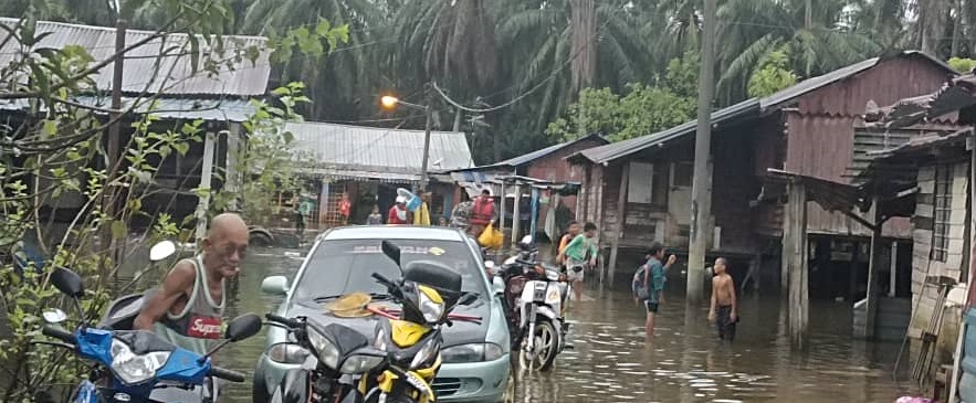 下霹雳县部分水灾灾民 2个月疏散6次
