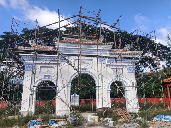 供FB／庇朥华人花园修复工程首阶段竣工，第二阶段尚欠25万